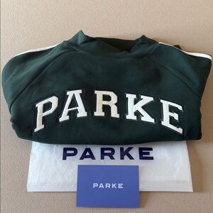 NEW IN BAG, S/M, Fleece- Sport Stripe Mockneck